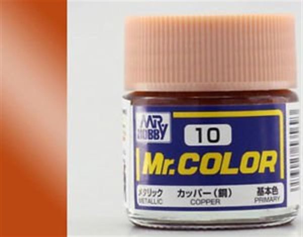 Mr.Hobby C-010 10 ml. Copper, Mr.Color Serisi Model Boyası