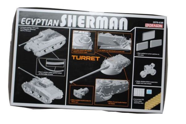 Dragon 3570 1/35 Ölçek, Mısır Sherman Tank  Plastik Model Kiti