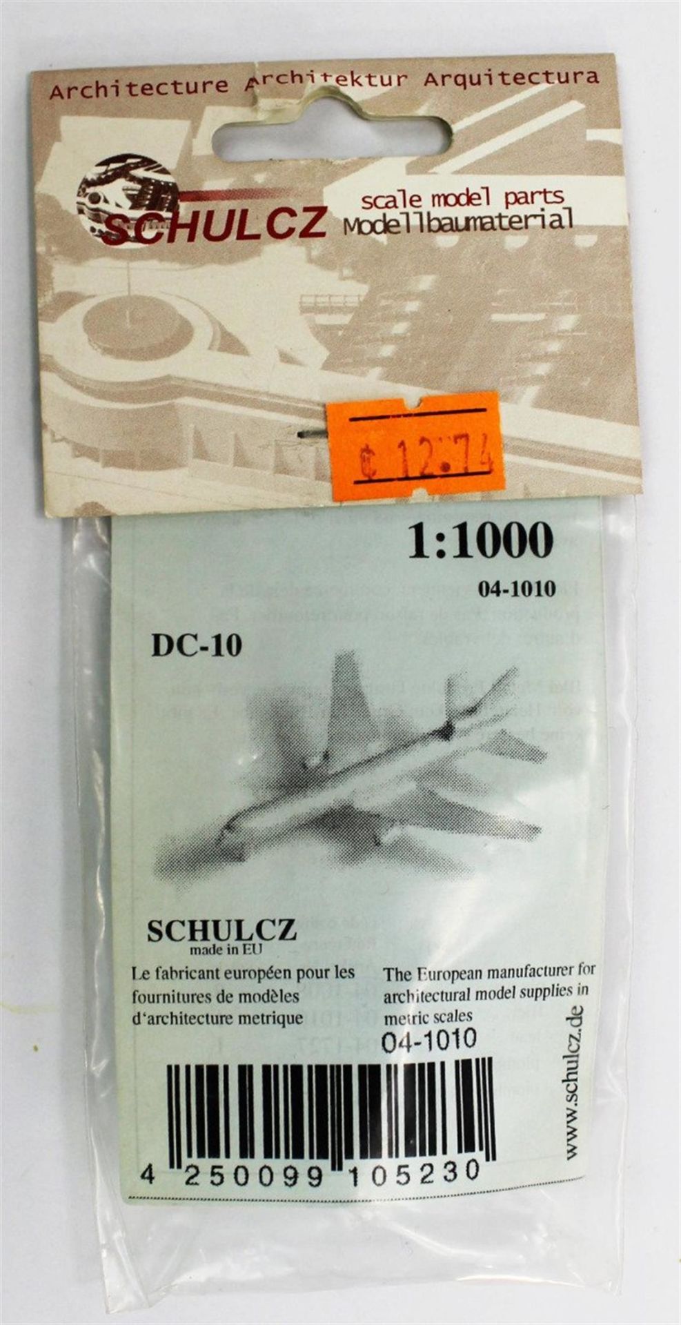 Schulcz 41010 1/100 Ölçek, 0 Ölçek-Uçak- Dc-10 -Kurşun Döküm