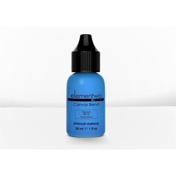 Elementwo Pro Canvas Blend Airbrush Makeup CBP-07 Aquamarine Mat Pigment 30ml.