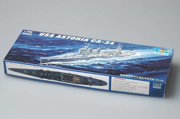 1/700 USS Astoria CA-34 1942