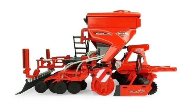 Universal Hobbies UH5218 1/32 Ölçek, Kuhn CD 5320 Diskli Kültivatör, Sergilemeye Hazır Metal Tarımsal Makina Modeli