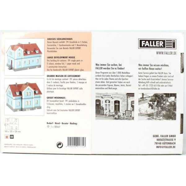 Faller 191775 1/87 Ölçek, Büyük Araştırma Evi, Plastik Model Kiti