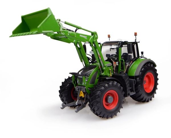 Universal Hobbies UH4975 1/32 Ölçek, Fendt 722 Önden Kepçeli Traktör, Sergilemeye Hazır Metal Tarımsal Makina Modeli