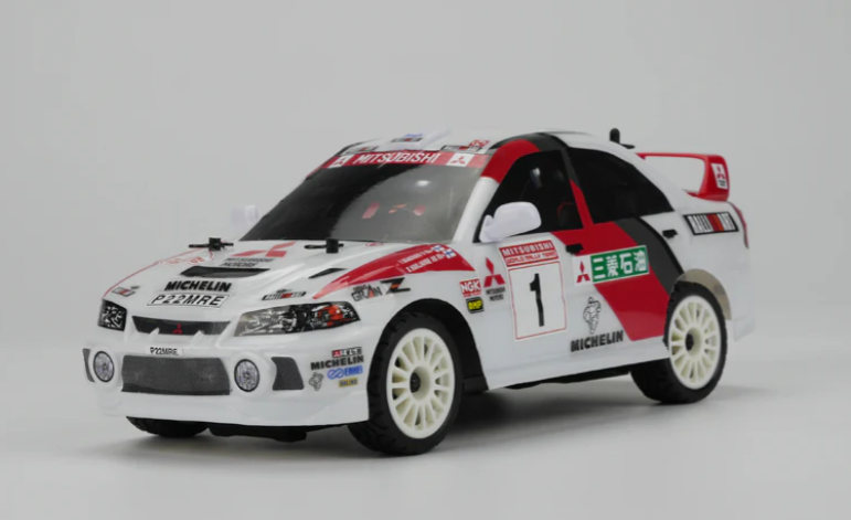 Carisma GT24 4WD 1/24 MITSUBISHI LANCER EVO 4 WRC Rally Car Micro Rc