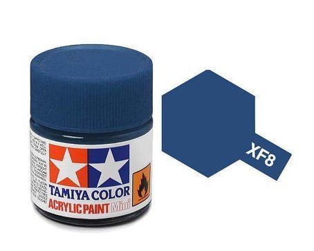 Acrylic Mini XF-8 Flat Blue 10ml.