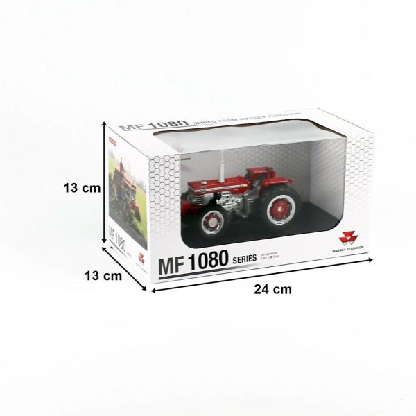 Universal Hobbies UH4169 1/32 Ölçek, Massey Ferguson 1080 4WD Traktör, Sergilemeye Hazır Metal İş Makinası Modeli