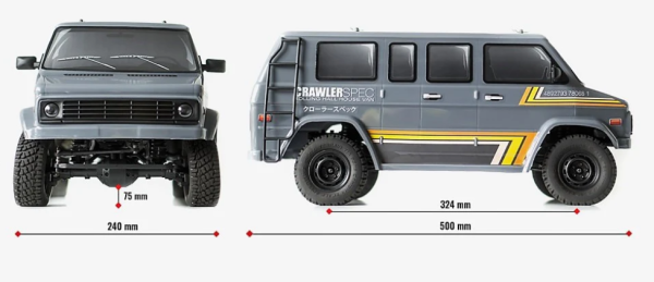 Carisma SCA-1E Prairie Wolf 1/10th 4WD RTR 324mm Van