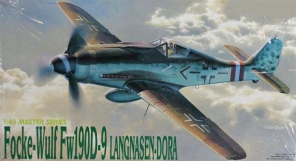 Dragon 5503 1/48 Ölçek, Focke-Wulf Fw190D-9 (Langnasen-Dora) Savaş Uçağı Plastik Model Kiti