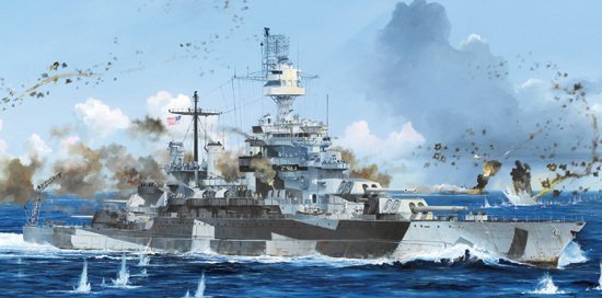 1/700 USS Colorado BB-45 1944