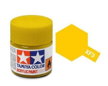 Acrylic Mini XF-3 Flat Yellow 10ml.