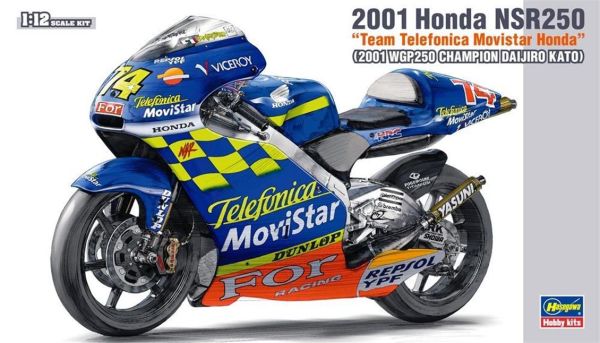 Hasegawa BK2 21502 1/12 Ölçek, Honda NSR250 2001 Motosiklet, Plastik Model kiti