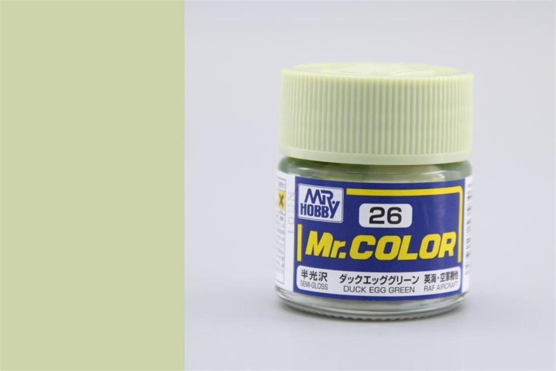 Mr.Hobby C-026 10 ml. Dark Egg Green, Mr.Color Serisi Model Boyası