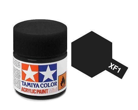 Acrylic Mini XF-1 Flat Black 10ml