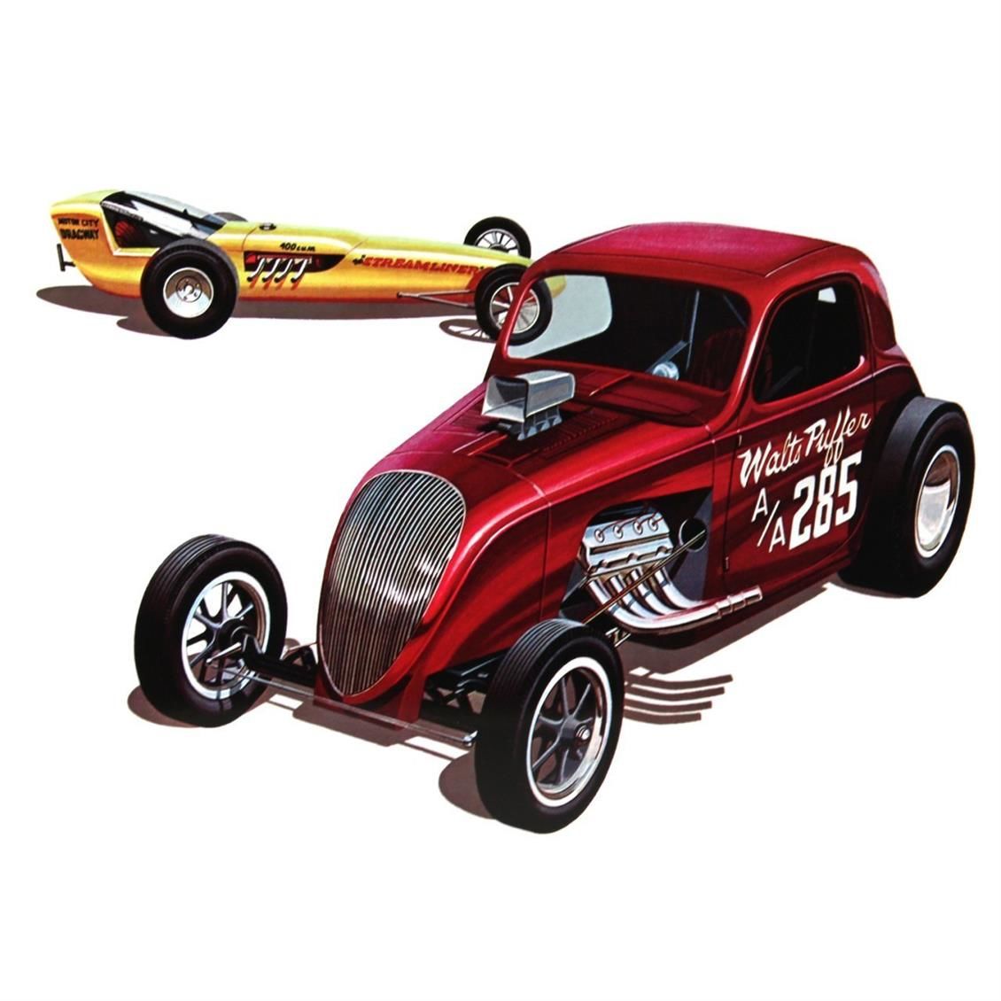 AMT 627 1/25 Ölçek, Double Dragster (Ltd Edition Tin)