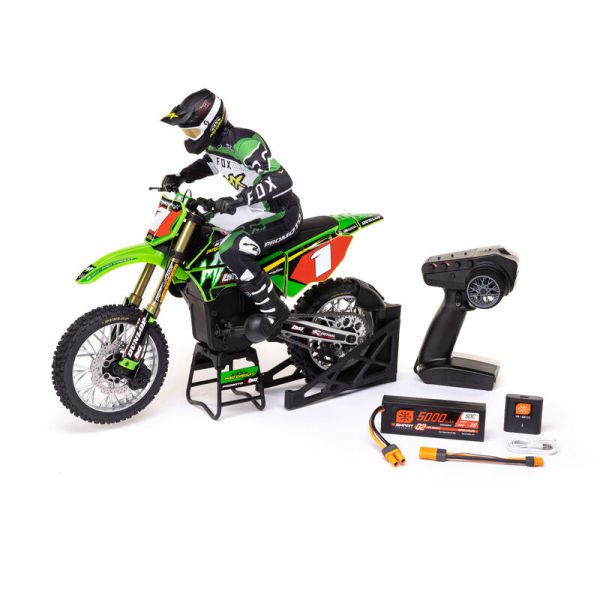 Losi 1/4 Promoto-MX Motorcycle RTR with Battery and Charger, Pro Circuit