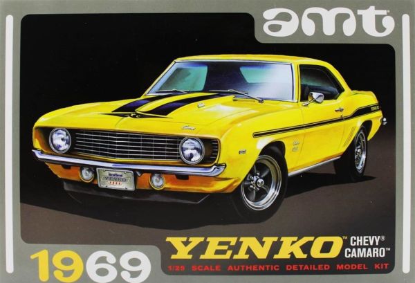 AMT 1093 1/25 Ölçek, 1969 Chevy Camaro (Yenko) Araba, Plastik Model kiti