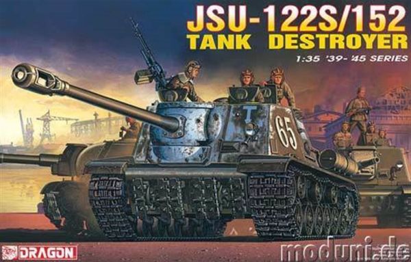 Dragon 6047 1/35 Ölçek, JSU-122S/152 Tanksavar Tankı Plastik Model Kiti