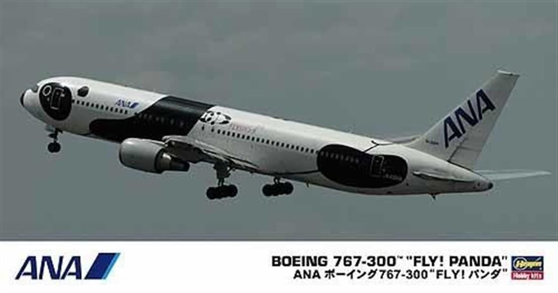 Hasegawa 10682 1/200 Ölçek, Boeing 767-300 ANA Fly Panda Yolcu Uçağı, Plastik Model kiti