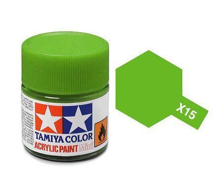 Acrylic Mini X-15 Light Green 10ml.