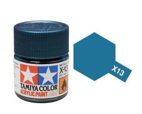 Acrylic Mini X-13 Metallic Blue 10ml.