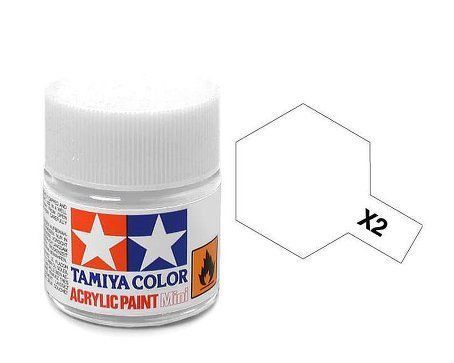 Acrylic Mini X-2 White 10ml.