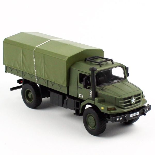 Kaidiwei 685007 1/35 Ölçek, Tenteli Askeri Kamyon, Sergilemeye Hazır Metal Model