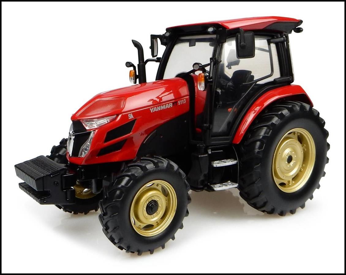 Universal Hobbies UH4889 1/32 Ölçek, Yanmar Traktör, Sergilemeye Hazır Metal Tarımsal Makina Modeli