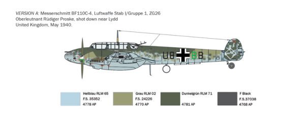 BF-110 C3/C4 ZERSTORER