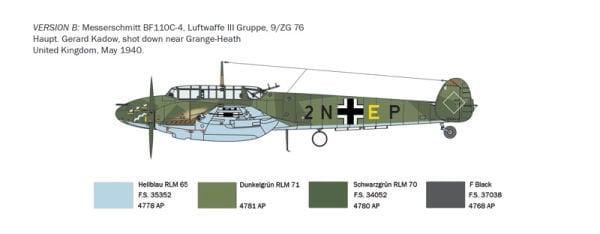 BF-110 C3/C4 ZERSTORER