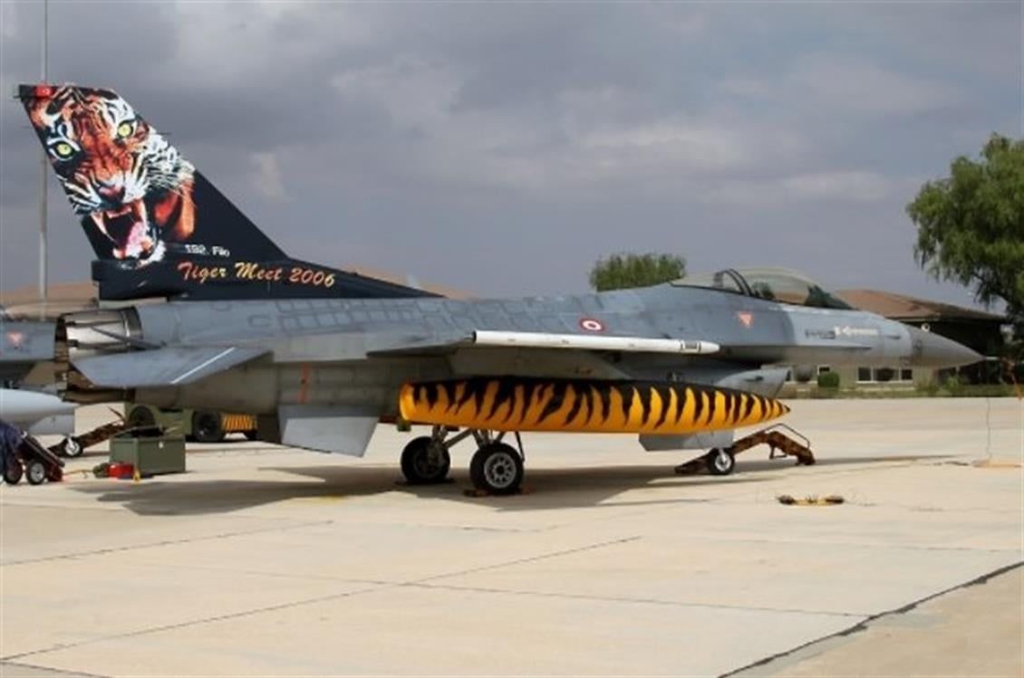 Babibi DBT01014 1/48 Ölçek, F-16 C, Tigermeet 2006, Dekal Çıkartma