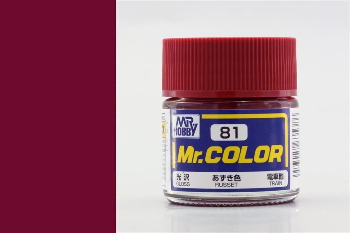 Mr.Hobby C-081 10 ml. Russet, Mr.Color Serisi Model Boyası