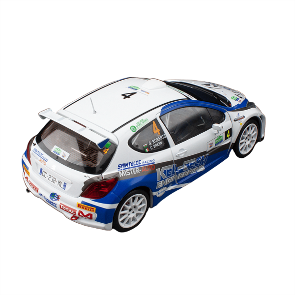 Sunstar 5438 1/18 Ölçek, Peugeot 207 S2000, C.Breen/G.Roberts, Circuit of Ireland 2012, Sergilemeye Hazır Metal Araba Modeli