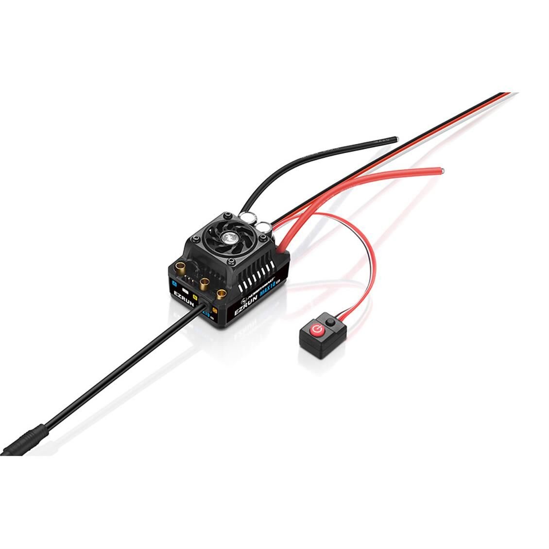 Hobbywing 30102603 EzRun Serisi, MAX10 G2, 140 Amper, 2-4S Li-Po, Sensörlü, Fırçasız Motor için Elektronik Hız Kontrolü