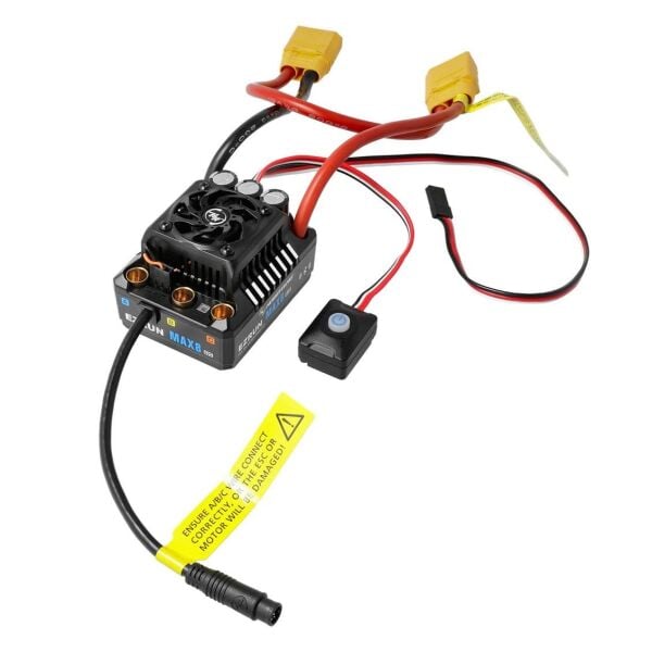 Hobbywing 30103205 EzRun Serisi, MAX8 G2S, 160 Amper, 3-6S Li-Po, Sensörlü, Fırçasız Motor için Elektronik Hız Kontrolü