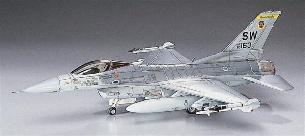 Hasegawa B2 232 1/72 Ölçek, F-16C Fighting Falcon, Savaş Uçağı Plastik Model Kiti