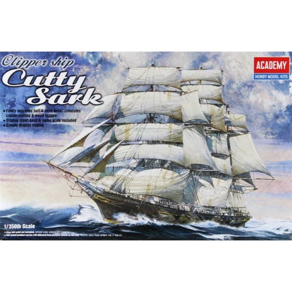 Academy 14110 1/350 Ölçek, Cutty Sark Yelkenli Gemisi, Plastik Model kiti