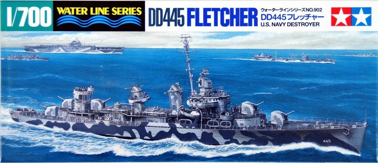 1/700 U.S. NAVY DD445 Fletcher