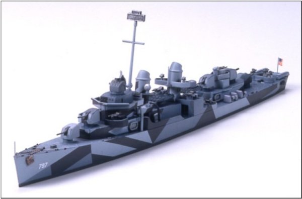 1/700 U.S. Destroyer DD-797 Cushing