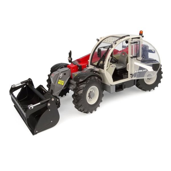 Universal Hobbies UH6342 1/32 Ölçek, Massey Ferguson Teleskobik Kepçe, Sergilemeye Hazır Metal İş Makinası Modeli