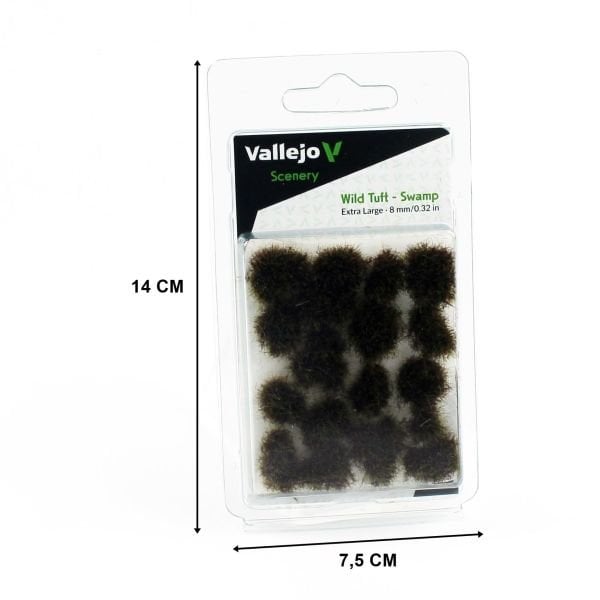 Vallejo SC422 Swamp, 8 mm. Hazır Çim Dokusu