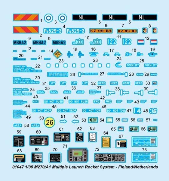1/35 M270/A1 Multiple Launch Rocket Finland Nether