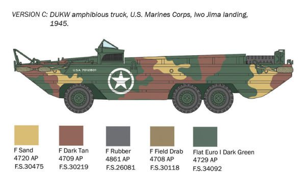 DUKW 2 1/2 ton GMC truck amphibious version ''D-Day 80° Anniversary''