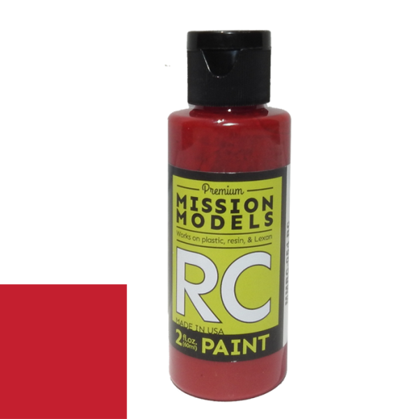 Mission Models MMRC-054 RC Translucent Red Maket Boyası 60ml.