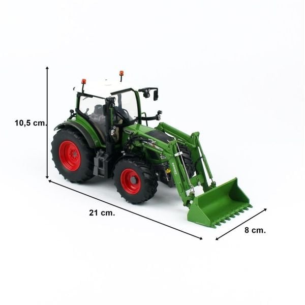 Universal Hobbies UH4981 1/32 Ölçek, Fendt 516 Vario Ön Yükleyicili Traktör, Sergilemeye Hazır Metal İş Makinası Modeli