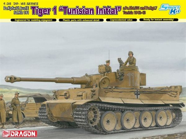 Dragon 6608 1/35 Ölçek, Tiger-1 Tankı Plastik Model Kiti