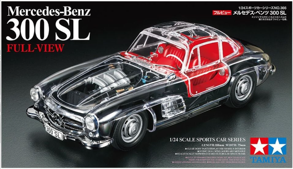 1/24 Full-View 300SL ( Şeffaf )