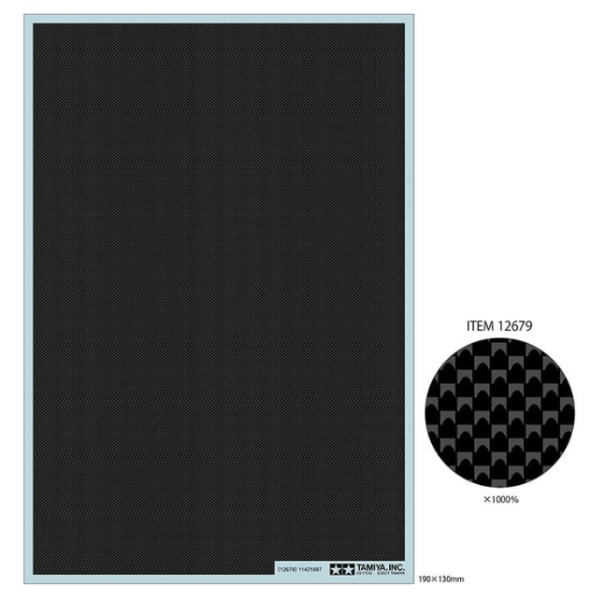 1/6, 1/12, 1/20, 1/24 Carbon Decal Plain F