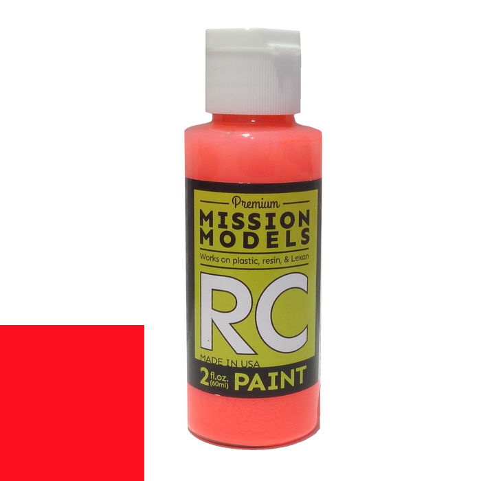 Mission Models MMRC-046 RC Fluorescent Racing Red Maket Boyası 60ml.