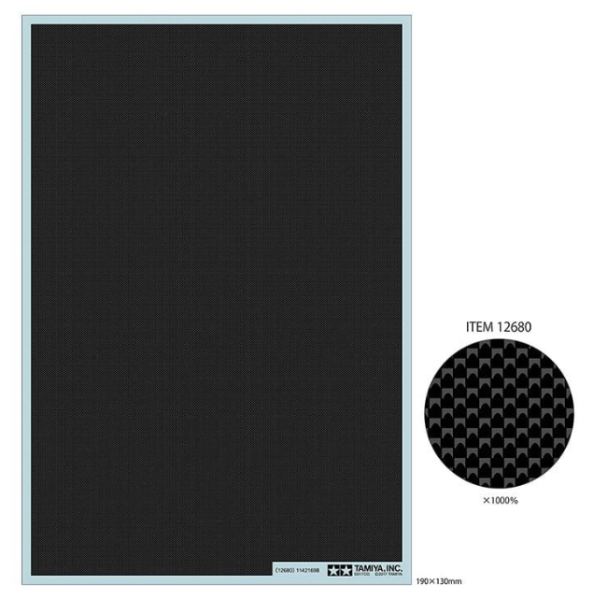 1/6, 1/12, 1/20, 1/24 Carbon Decal Plain EF